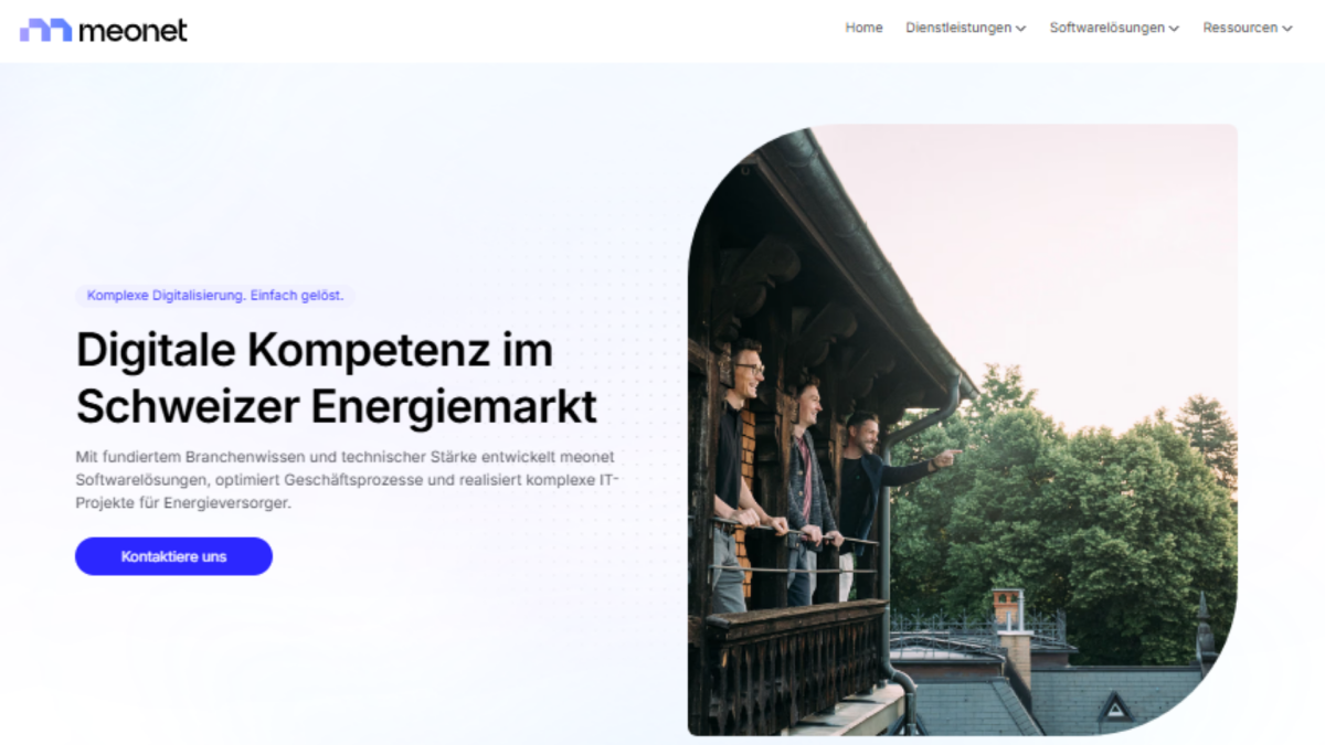 Neuer Look: Website meonet.ch